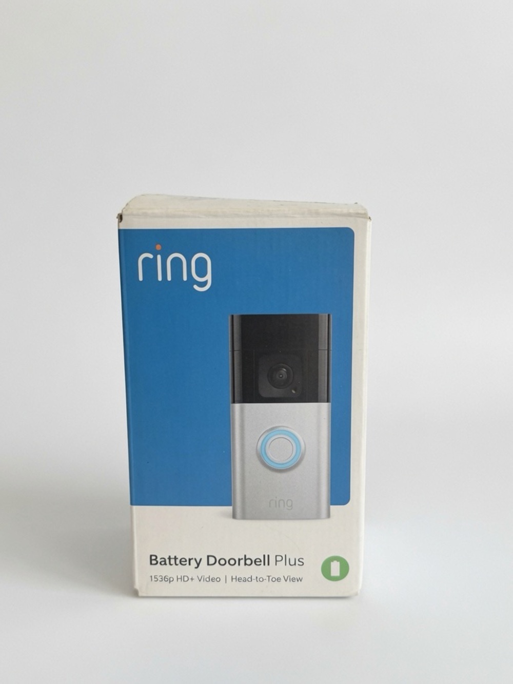 Ring Battery Doorbell Plus 1536p HD+ Video Smart Home Security Camera Boxed